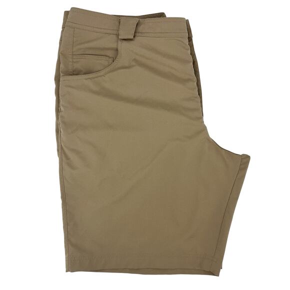 Straight Down Men's Shorts Tan Size 40 Performance Chino Golf Stretch EUC - Picture 3 of 11